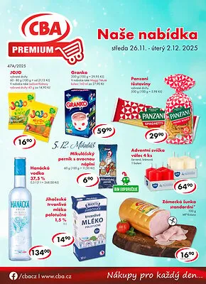 akční leták CBA 26.11.2025-2.12.2025