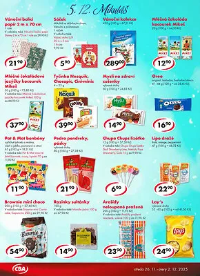 akční leták CBA 26.11.2025-2.12.2025