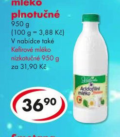 Acidofilní mléko plnotučné