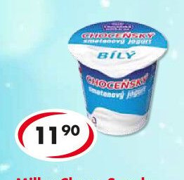 Choceňský smetanový jogurt bílý