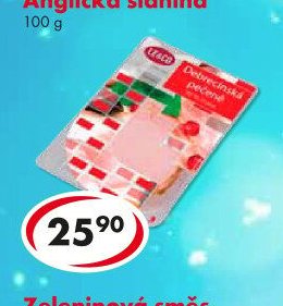 Debrecínská pečeně, Anglická slanina - CBA akcniletaky.com