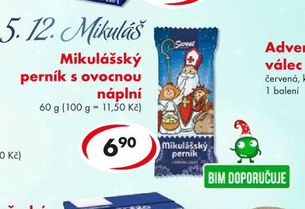 Mikulášský perník s ovocnou náplní