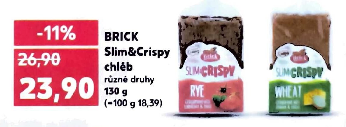 BRICK Slim&Crispy chléb