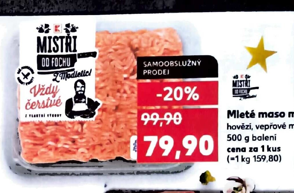 Mleté maso hovězí - Kaufland akcniletaky.com