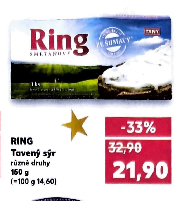Ring Tavený sýr