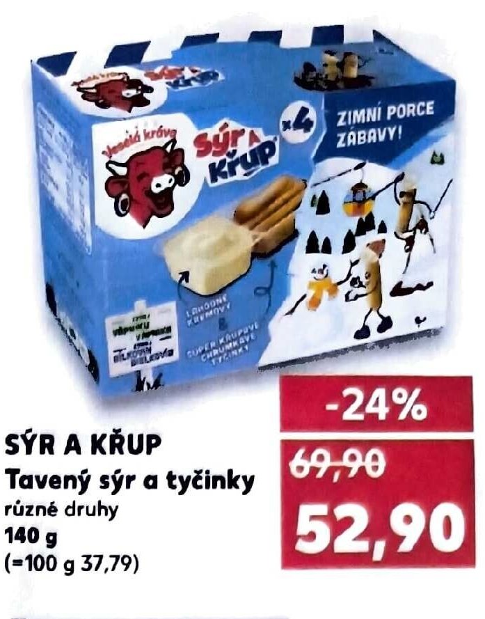 Veselá kráva Sýr a křup