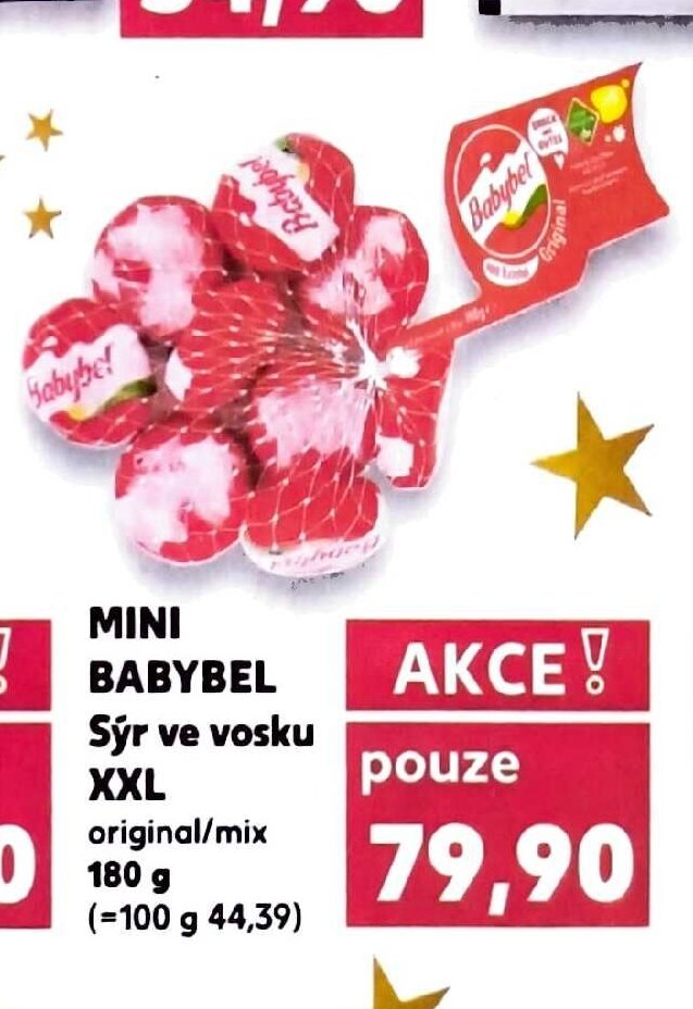 Mini Babybel Sýr ve vosku XXL