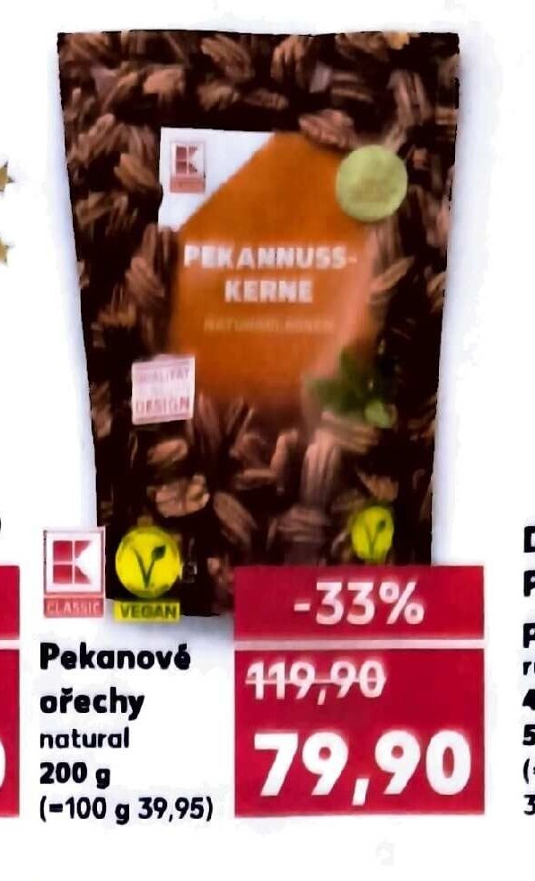 Pekanové ořechy natural 200 g