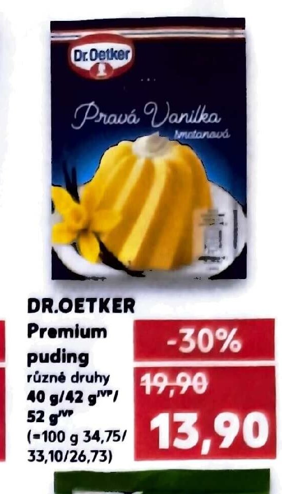 DR.OETKER Premium puding různé druhy