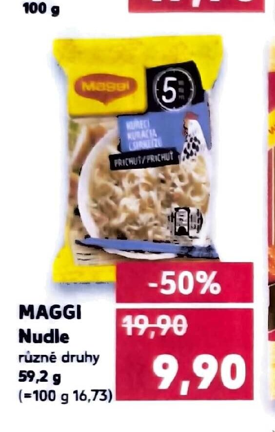 MAGGI Nudle různé druhy 59,2 g