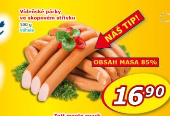 Párky vídeňské Váhala