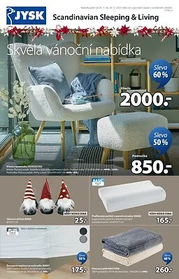 akční leták Jysk 24.11.2025-24.12.2025