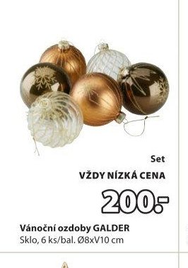 Vánoční ozdoby GALDER