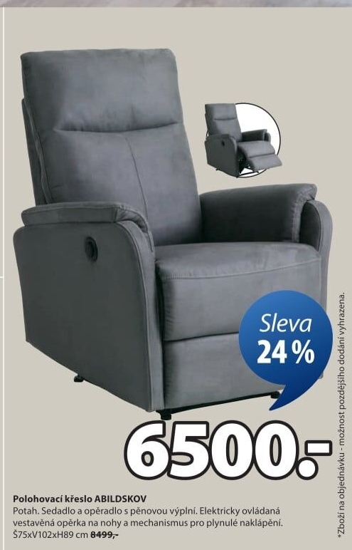 Polohovací křeslo Abildskov