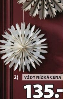 Vánoční papírové dekorace - ozdoby