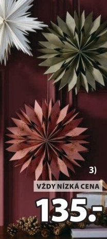 Vánoční papírové dekorace - ozdoby