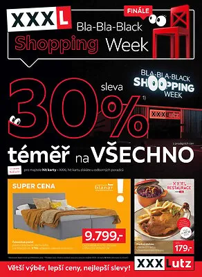akční leták XXXLutz 24.11.2025-7.12.2025