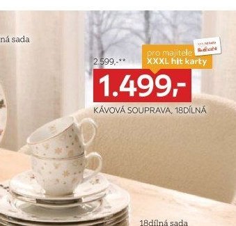 Kávová souprava, 18dílná