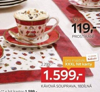 Kávová souprava, 18dílná