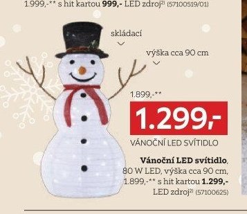 Vánoční LED svítidlo