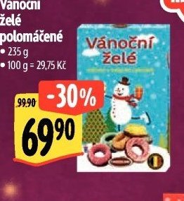 Vánoční želé polomáčené