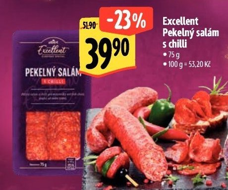 Excellent Pekelný salám s chilli