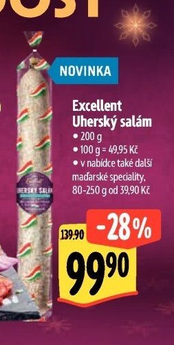 Excellent Uherský salám