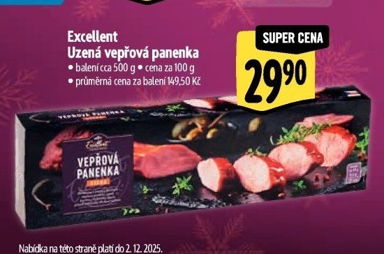 Excellent Uzená vepřová panenka