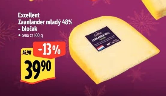 Excellent Zaanlander mladý 48% - bloček