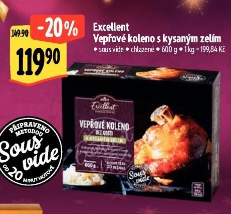 Excellent Vepřové koleno s kysaným zelím