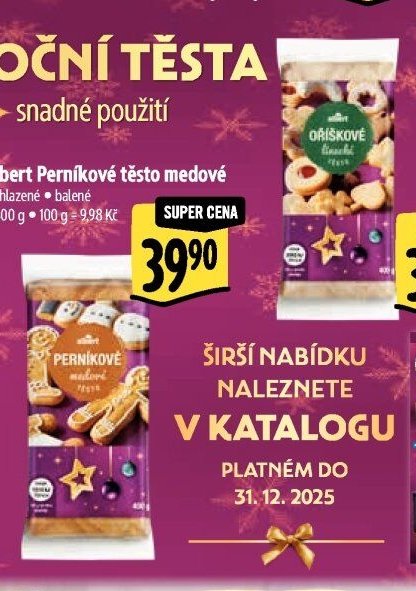 Albert Perníkové těsto medové