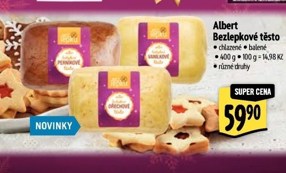Albert Bezlepkové těsto