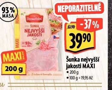 Šunka nejvyšší jakosti MAXI