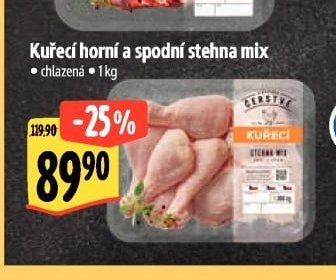 Kuřecí horní a spodní stehna mix