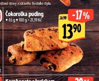 Čokorolka puding