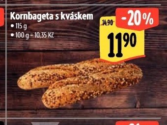 Kornbageta s kváskem