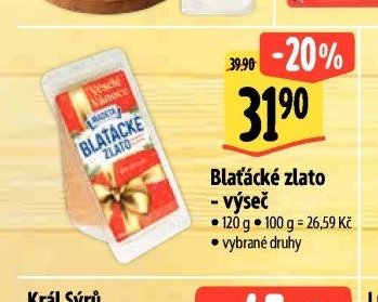Blaťácké zlato - výseč