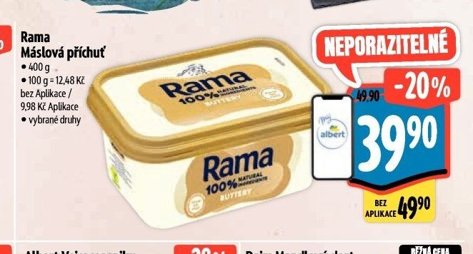 Rama Máslová příchuť