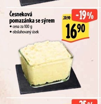 Česneková pomazánka se sýrem