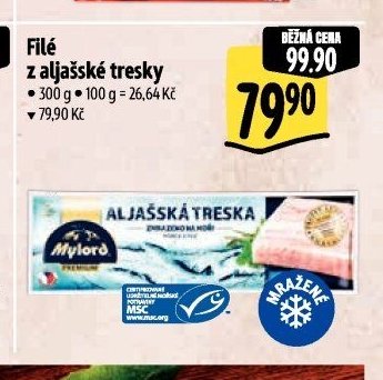 Filé z aljašské tresky