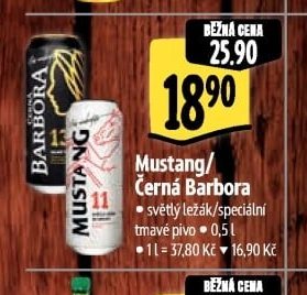 Mustang / Černá Barbora