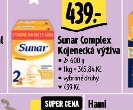 Sunar Complex Kojenecká výživa