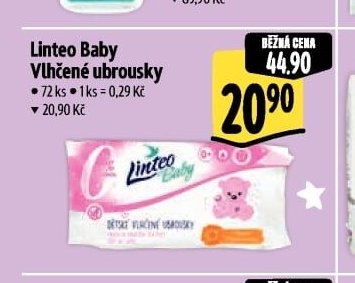Linteo Baby Vlhčené ubrousky