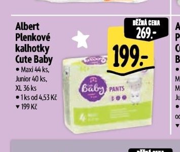 Albert Plenkové kalhotky Cute Baby