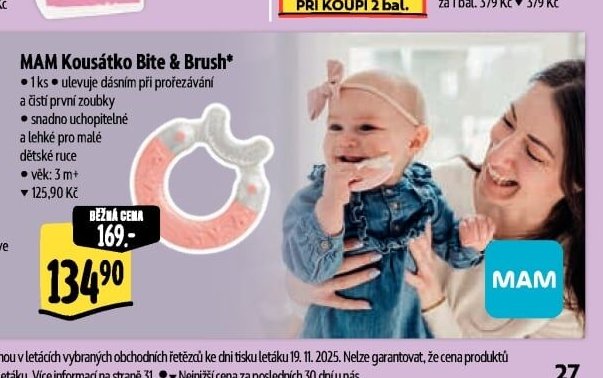 MAM Kousátko Bite & Brush