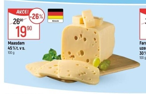 Maasdam 45 % t. v s.