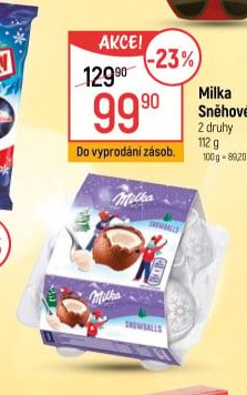 Milka Sněhové koule