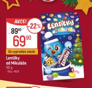Lentilky od Mikuláše