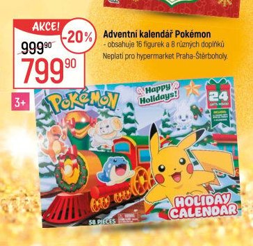 Adventní kalendář Pokémon