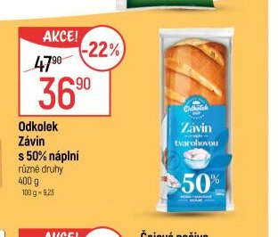 Odkolek Závin s 50% náplní - Globus akcniletaky.com